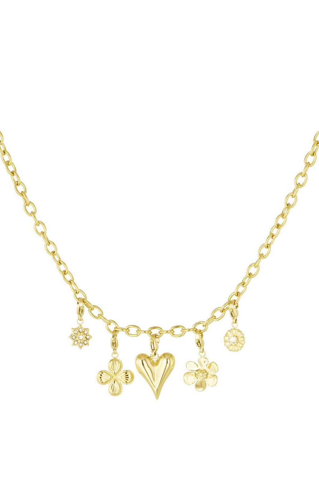 Floral Charm Necklace