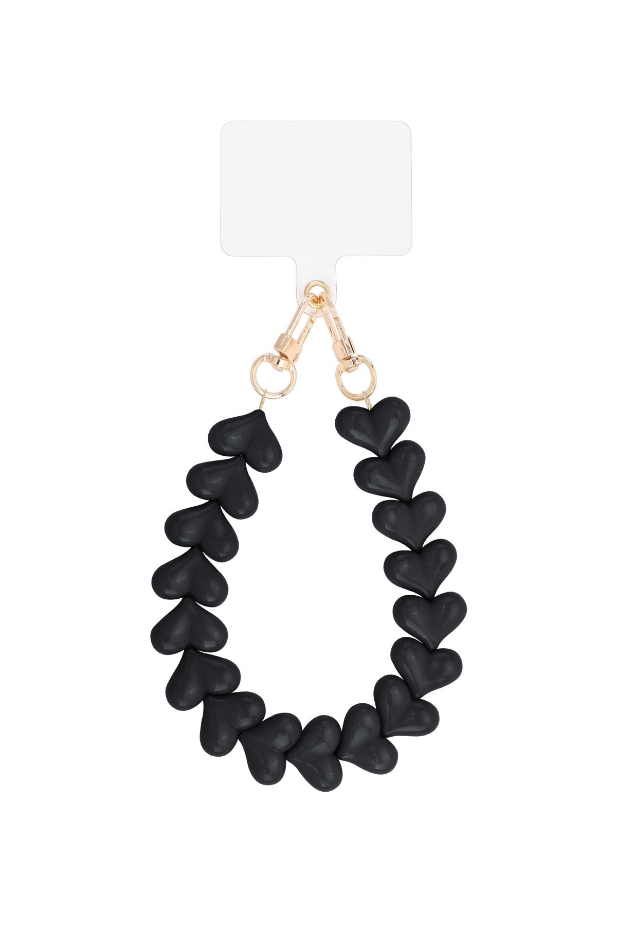 Phonecord Hearts - Black