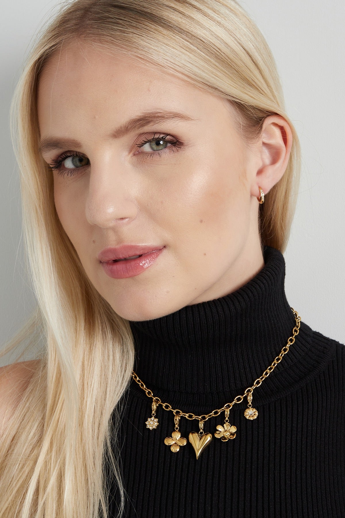 Floral Charm Necklace