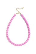 Kralenketting met kleine roze kralen
