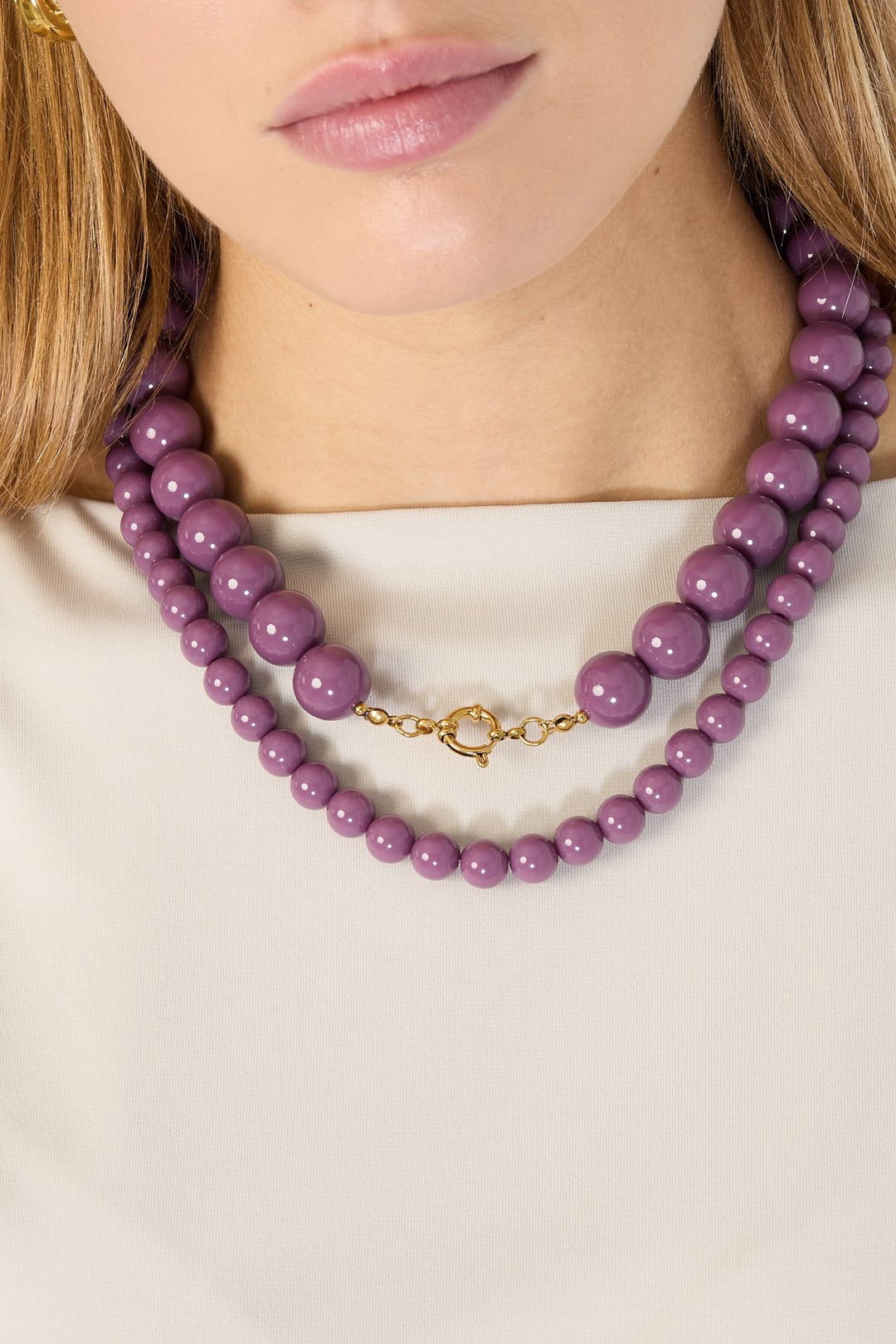 Kralenketting met kleine kralen