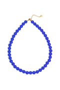 Kralenketting met royal blue mini kralen