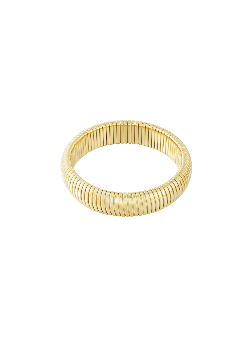 Statement bangle armband voor om je kleding goud