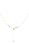 Ketting met hartje in het goud
