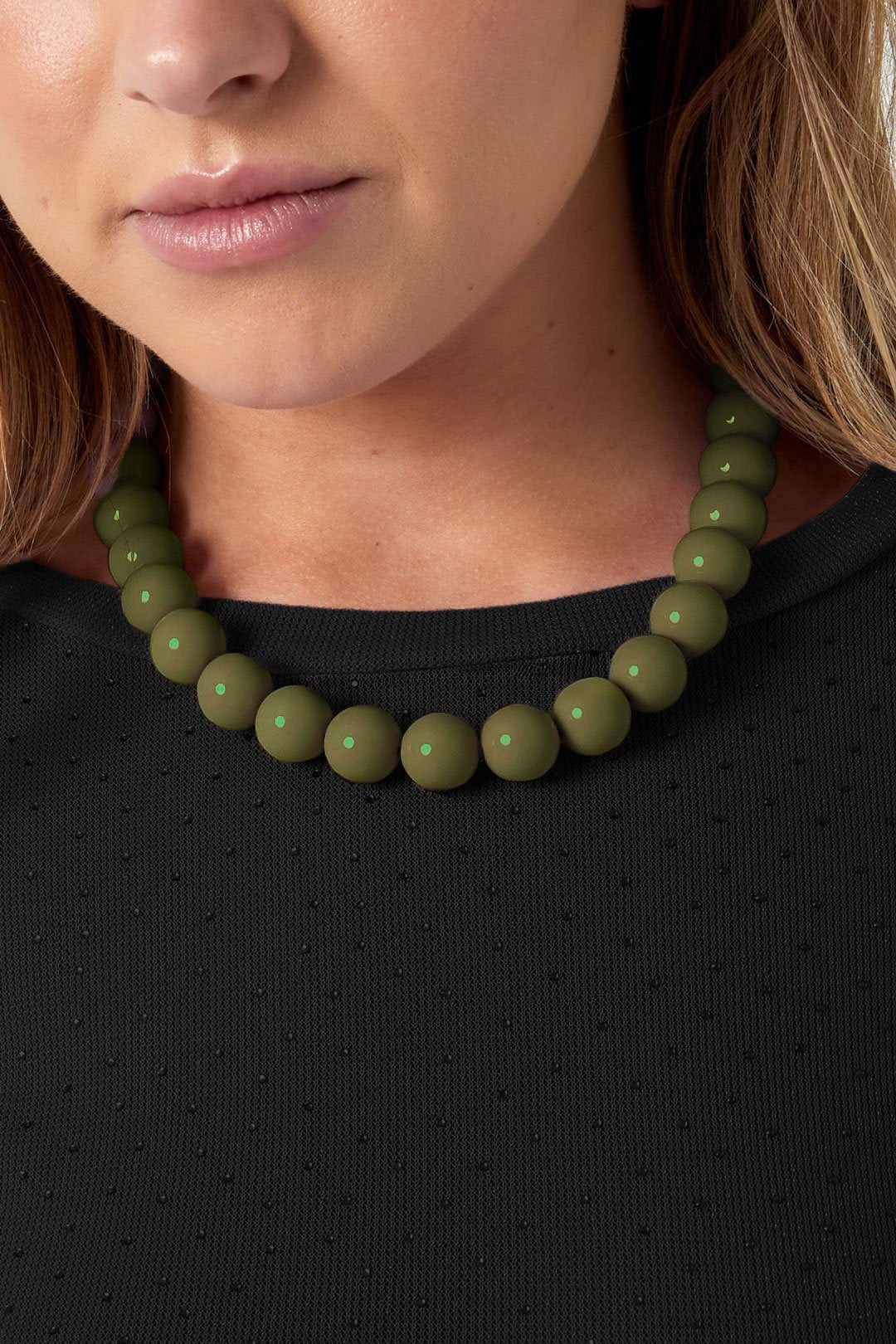 Kralenketting met grote kralen