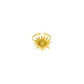 Ring met zon goud