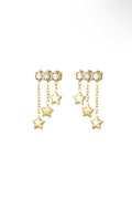 Sterretjes oorbellen goud waterproof