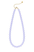 Kralenketting met lila paarse kralen