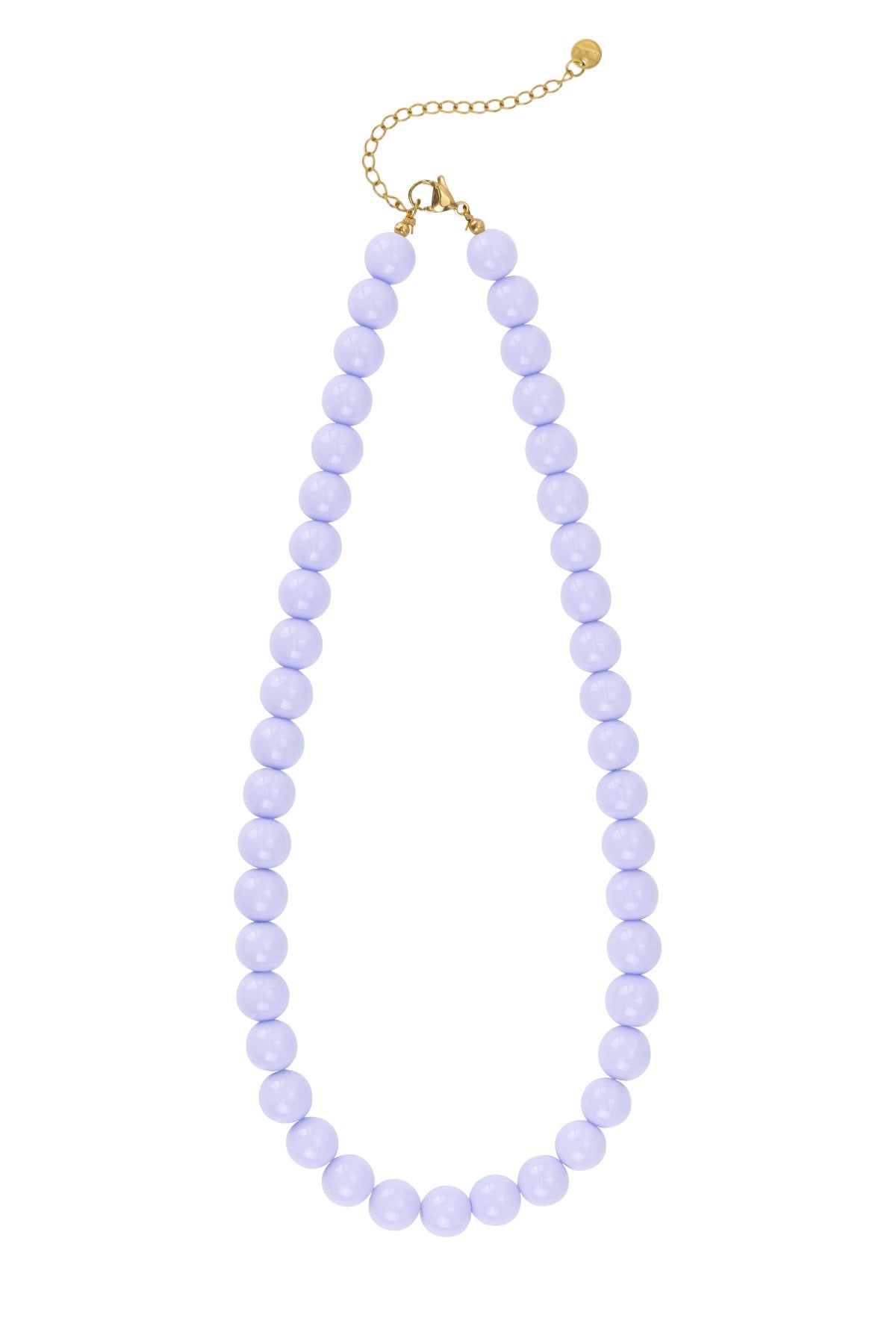 Kralenketting met lila paarse kralen