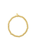 Kralenarmband met kleine gouden kralen van 5mm